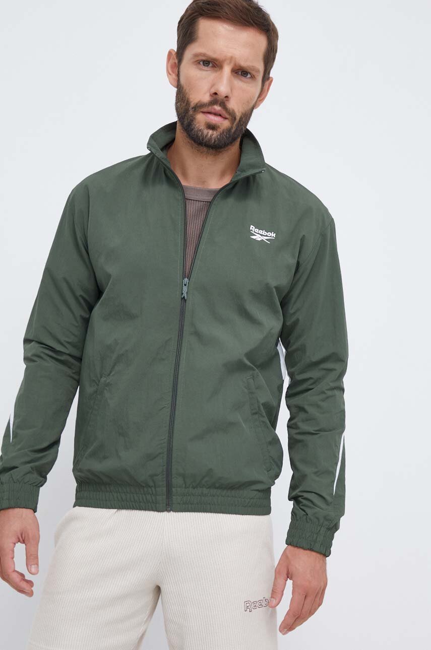 Куртка Reebok Classic чоловіча колір зелений перехідна | ANSWEAR.ua