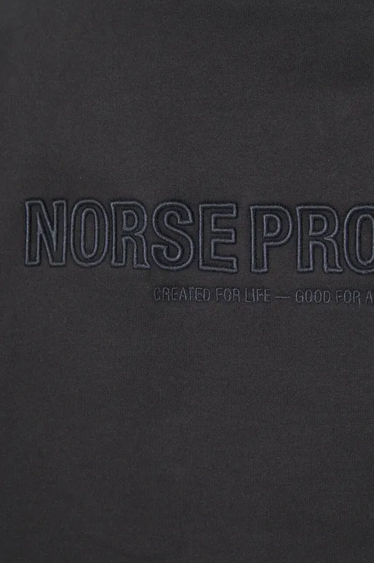 Памучен суичър Norse Projects Arne Relaxed Organic Brushed Fleece N Logo Hoodie