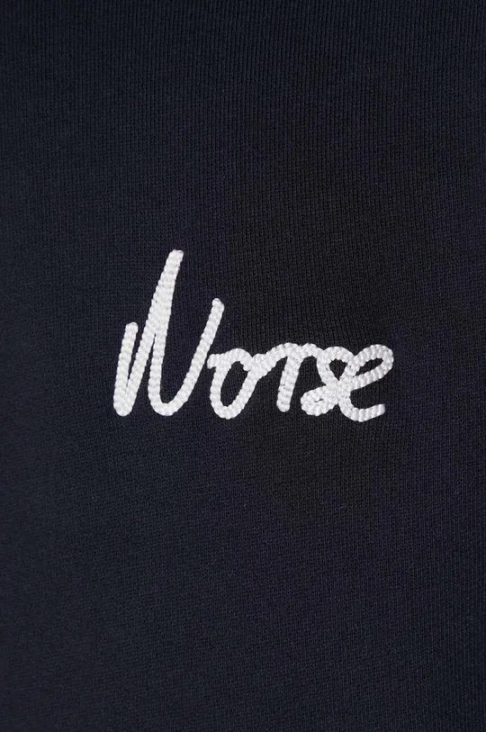 Хлопковая кофта Norse Projects Arne Relaxed Organic Chain Stitch Logo Hoodie