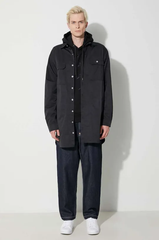 Βαμβακερή μπλούζα Neil Barett EASY BLOUSON DEGRADE' RAIN BOLTS μαύρο