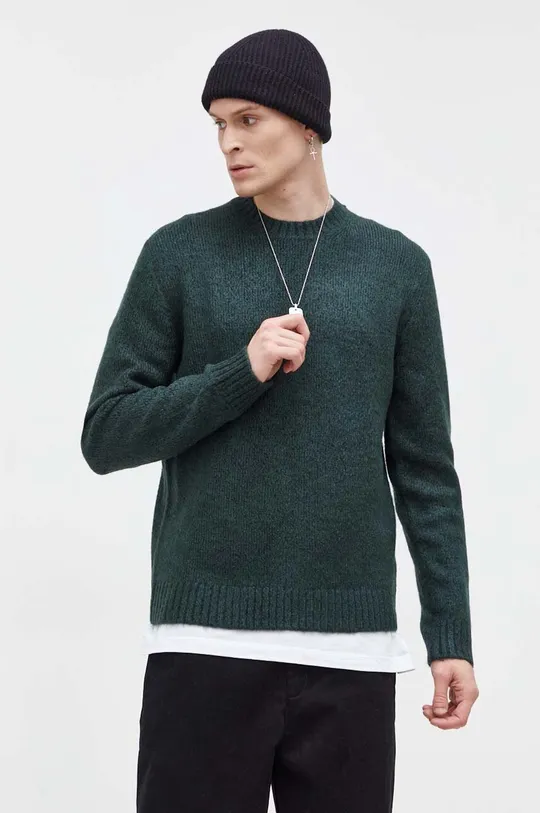 zielony Abercrombie & Fitch sweter Męski