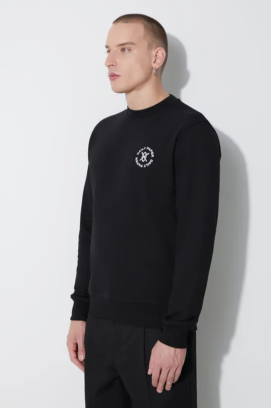 black Daily Paper cotton sweatshirt Circle Sweater