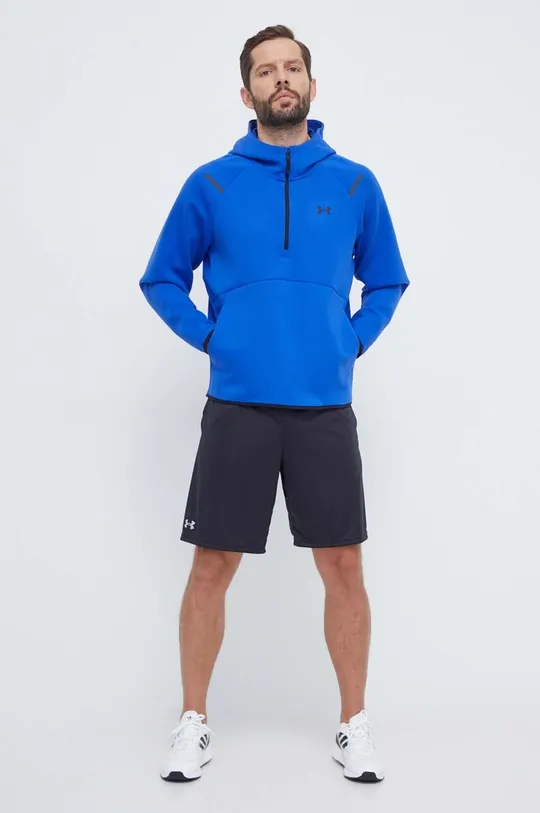 Pulover za vadbo Under Armour Unstoppable modra
