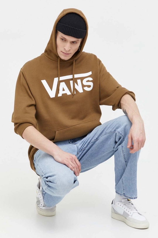 зелений Бавовняна кофта Vans Чоловічий