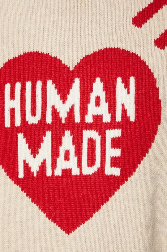 Пуловер с вълна Human Made Heart Knit Sweater