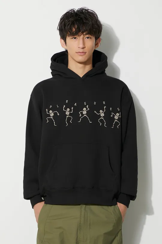 чёрный Кофта PLEASURES Bone Hoodie