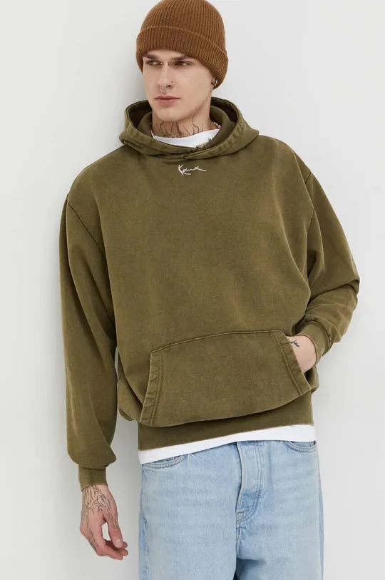 zelena Bombažen pulover Karl Kani Moški