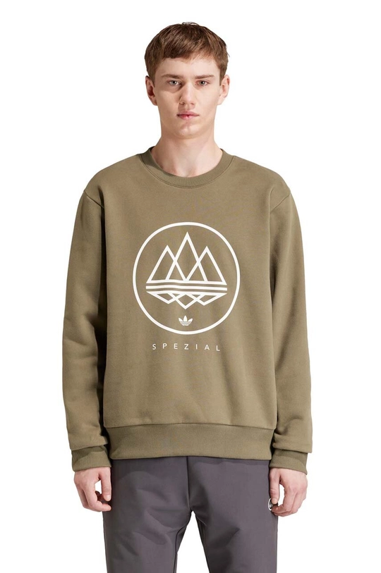 adidas Originals sweatshirt Modtrefoil Crew other brown IN6756