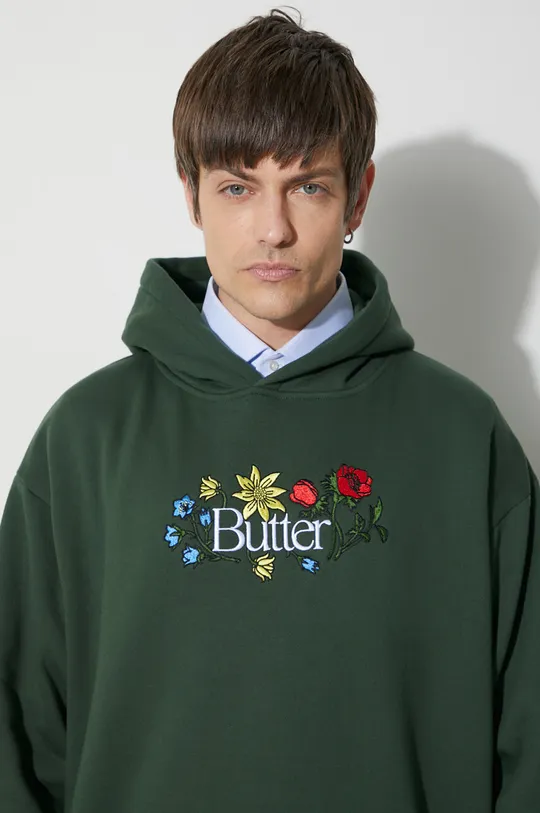 Butter Goods sweatshirt Floral Embroidered Pullover Hood Men’s