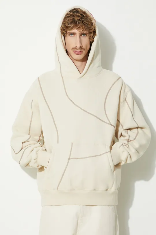 PLEASURES sweatshirt Vein Hoodie 65% Cotton, 35% Acrylic