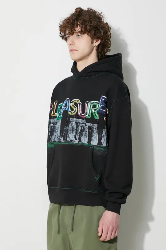 black PLEASURES sweatshirt Stonehenge Hoodie