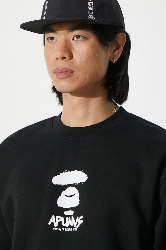 Кофта AAPE Loose Fit Crewneck Graffiti Face Мужской