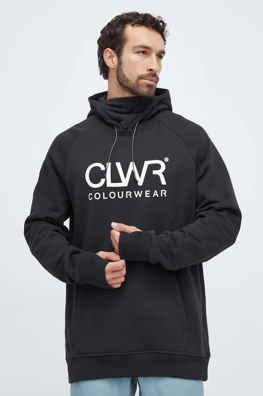 fekete Colourwear sportos pulóver Bowl Hood 2.0