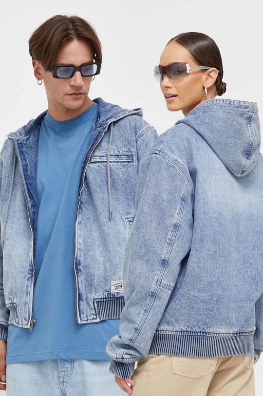 modra Jeans jakna Guess Originals Unisex