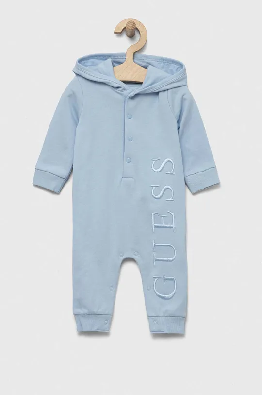 niebieski Guess pajacyk niemowlęcy bawełniany Chłopięcy