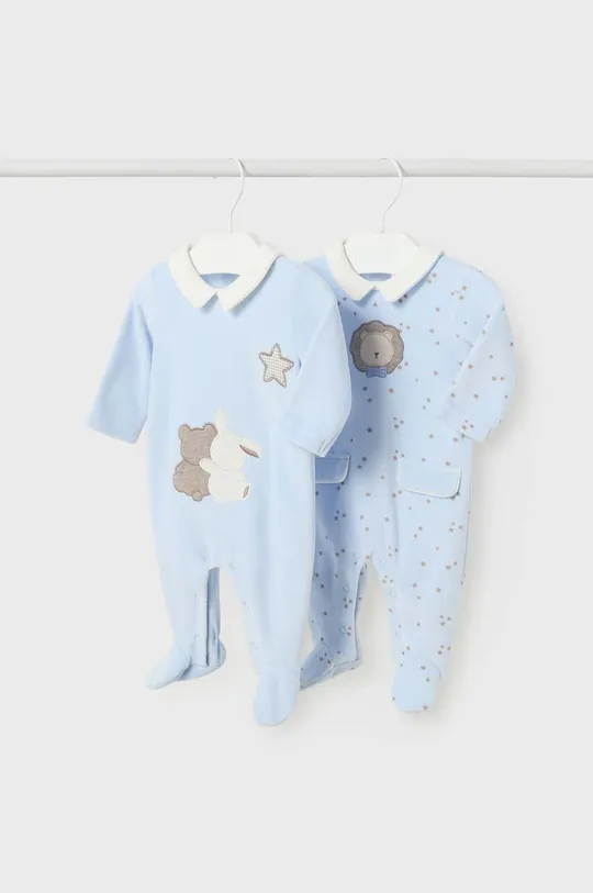 μπλε Φόρμες με φουφούλα μωρού Mayoral Newborn Gift box 2-pack Για αγόρια