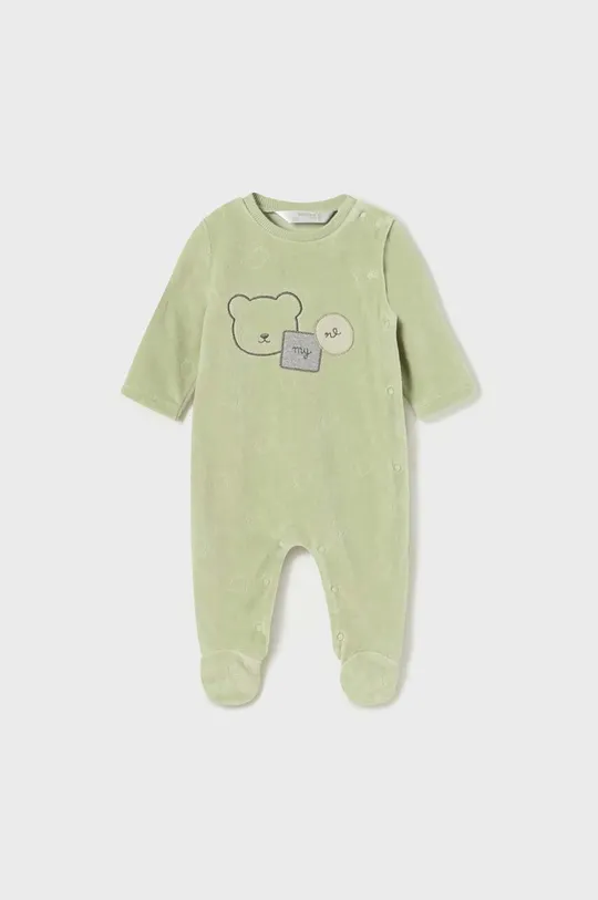 Φόρμες με φουφούλα μωρού Mayoral Newborn 2-pack πράσινο