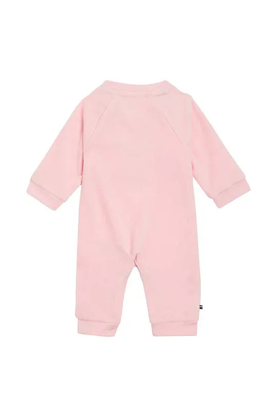 Φόρμες με φουφούλα μωρού Tommy Hilfiger ροζ