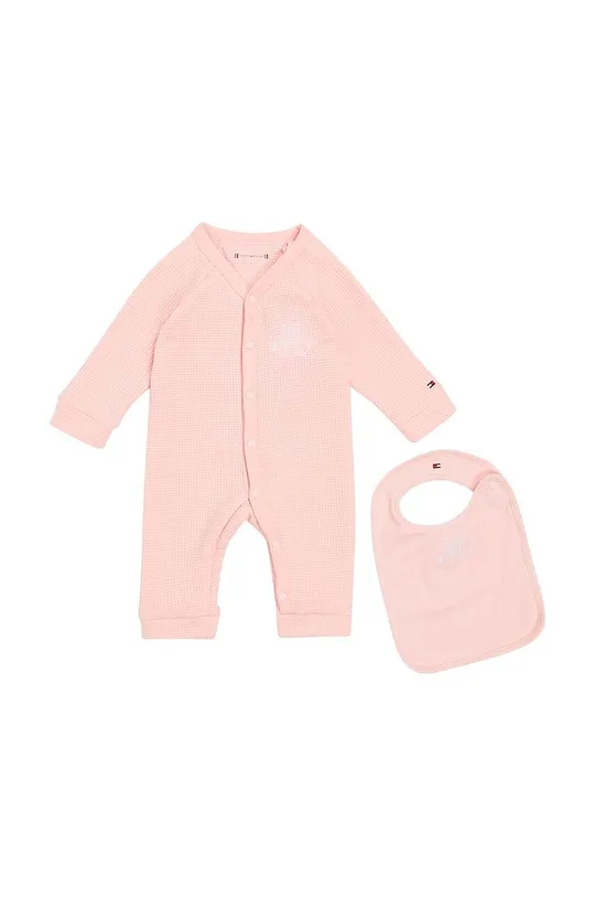 rosa Tommy Hilfiger tuta neonato in lana Ragazze