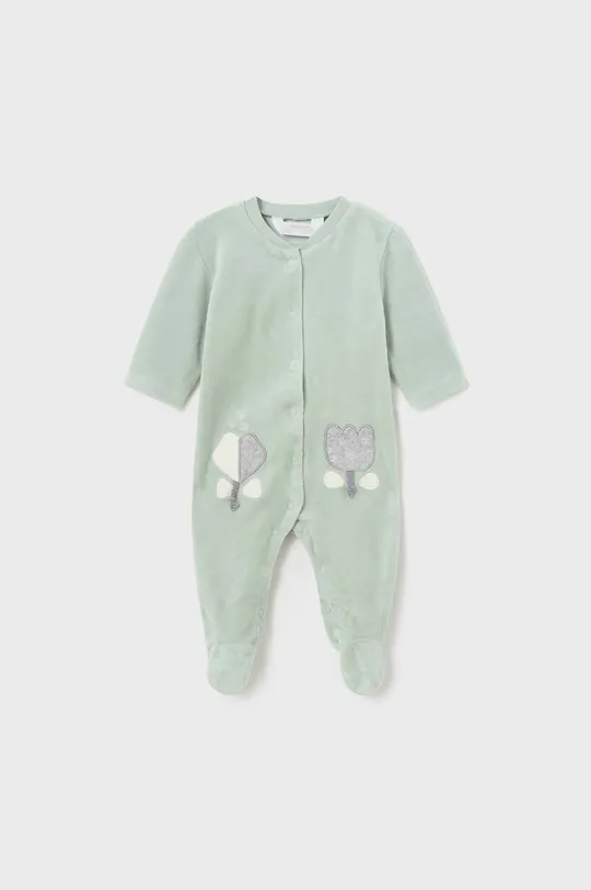 Φόρμες με φουφούλα μωρού Mayoral Newborn 2-pack πράσινο