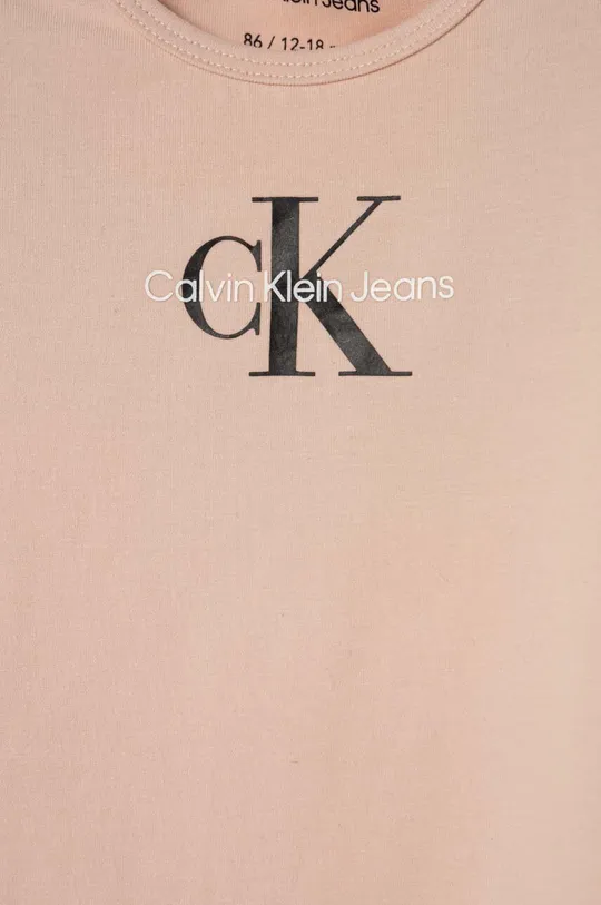 Body za dojenčka Calvin Klein Jeans 93 % Bombaž, 7 % Elastan