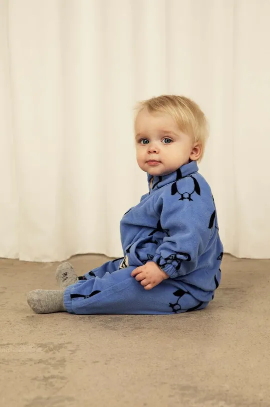 μπλε Φόρμες με φουφούλα μωρού Mini Rodini Παιδικά