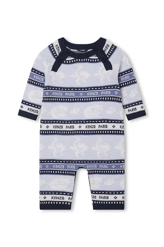 голубой Хлопковый ромпер для младенцев Kenzo Kids Детский