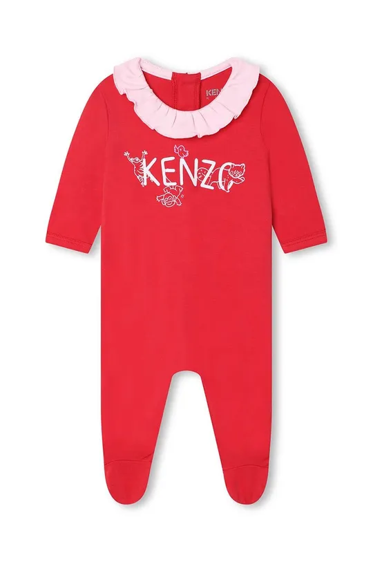 czerwony Kenzo Kids pajacyk niemowlęcy Dziecięcy