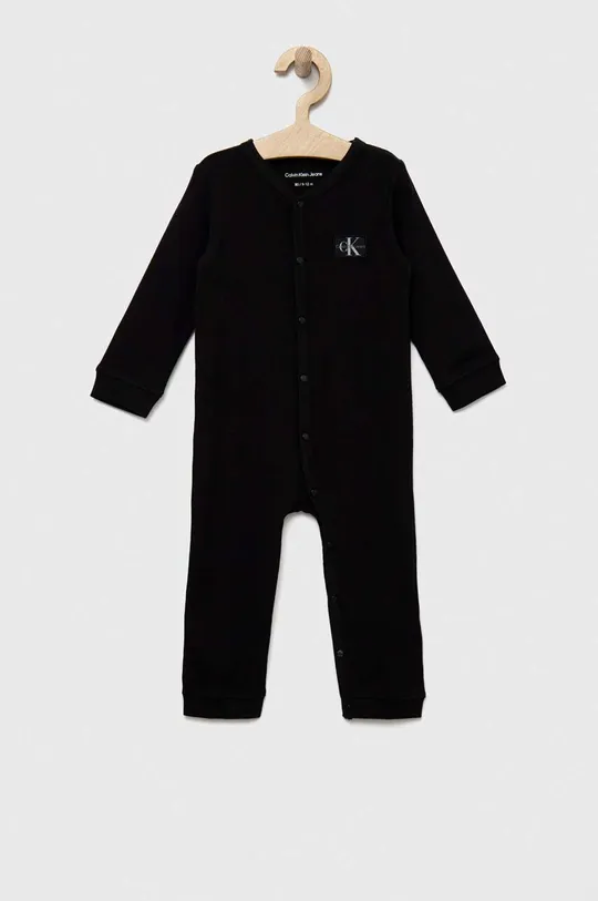 črna Pajac za dojenčka Calvin Klein Jeans Otroški