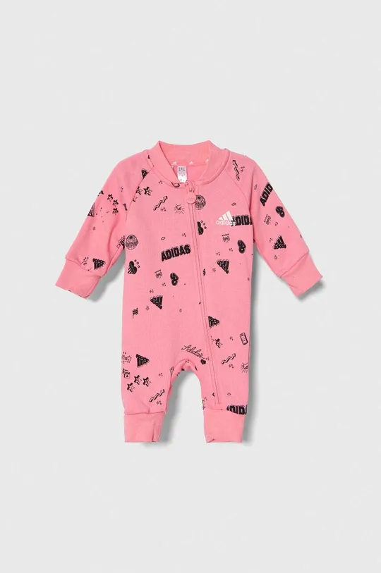 roza Pajac za dojenčka adidas I BLUV Q3 ONESI Otroški