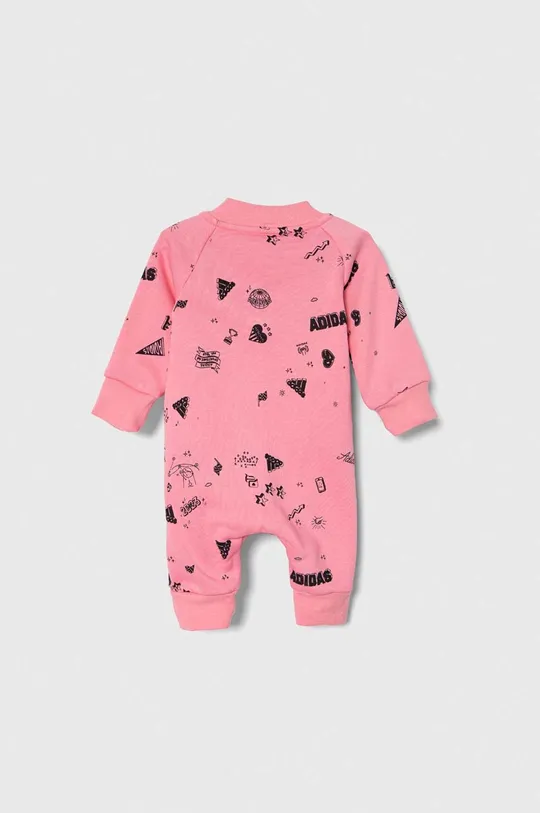 Φόρμες με φουφούλα μωρού adidas I BLUV Q3 ONESI ροζ