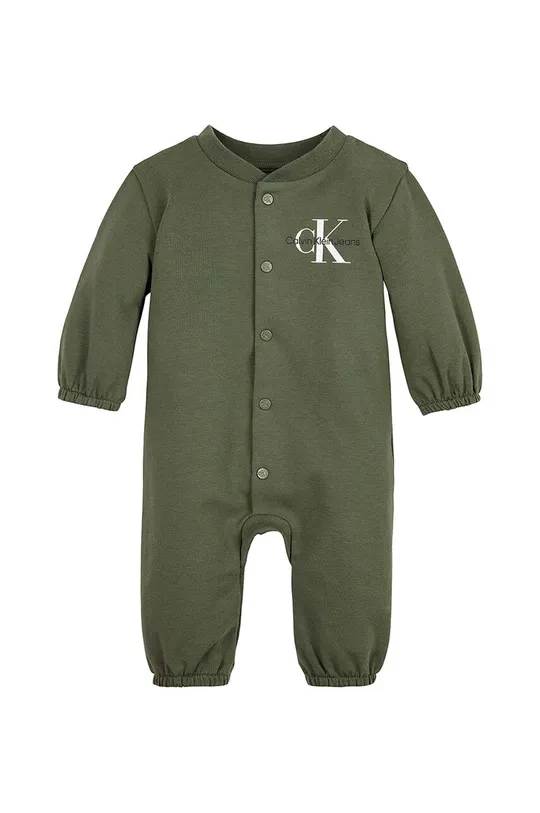 zelena Pajac za dojenčka Calvin Klein Jeans Otroški
