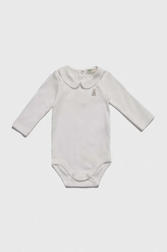 λευκό Βαμβακερά φορμάκια για μωρά United Colors of Benetton Παιδικά