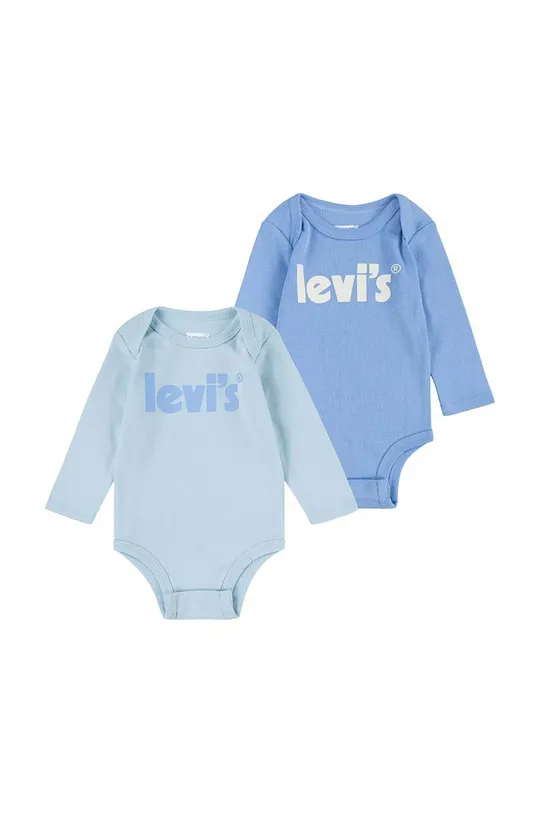 μπλε Φορμάκι μωρού Levi's 2-pack Παιδικά
