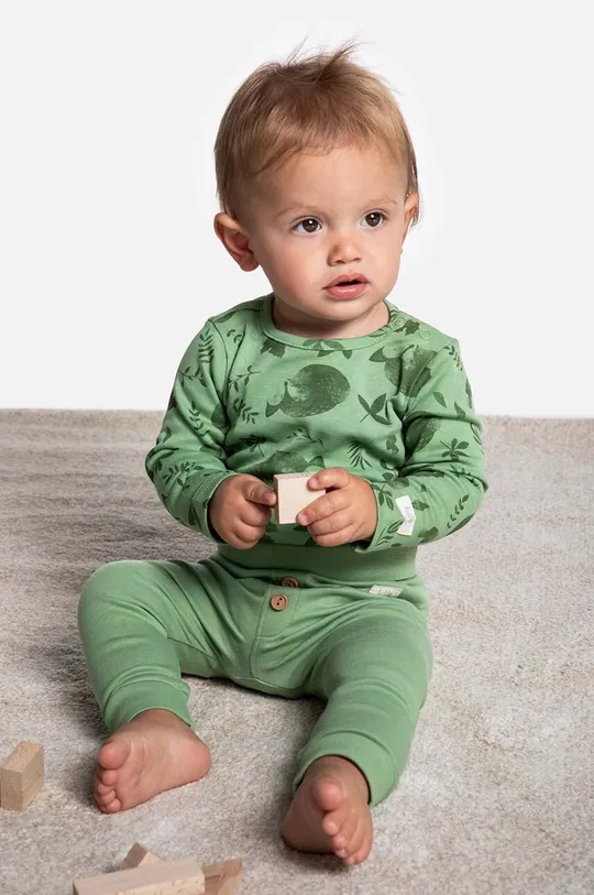 πράσινο Βαμβακερά φορμάκια για μωρά Coccodrillo Παιδικά