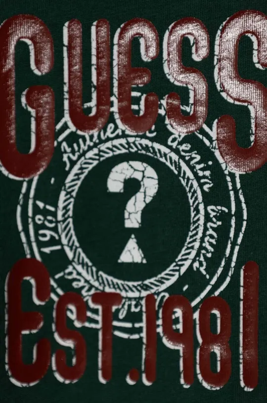 Guess longsleeve bawełniany niemowlęcy 100 % Bawełna