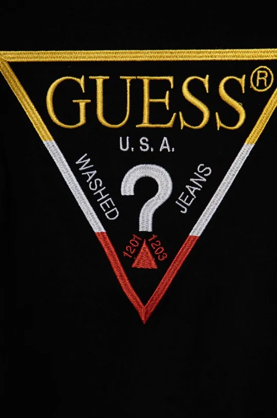 Otroška bombažna majica z dolgimi rokavi Guess  100 % Bombaž