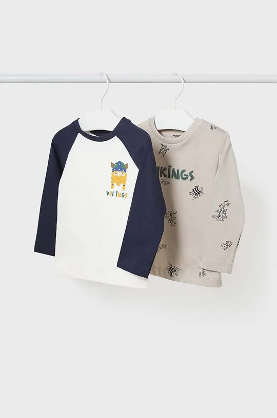 mornarsko plava Pamučna majica dugih rukava za bebe Mayoral Za dječake