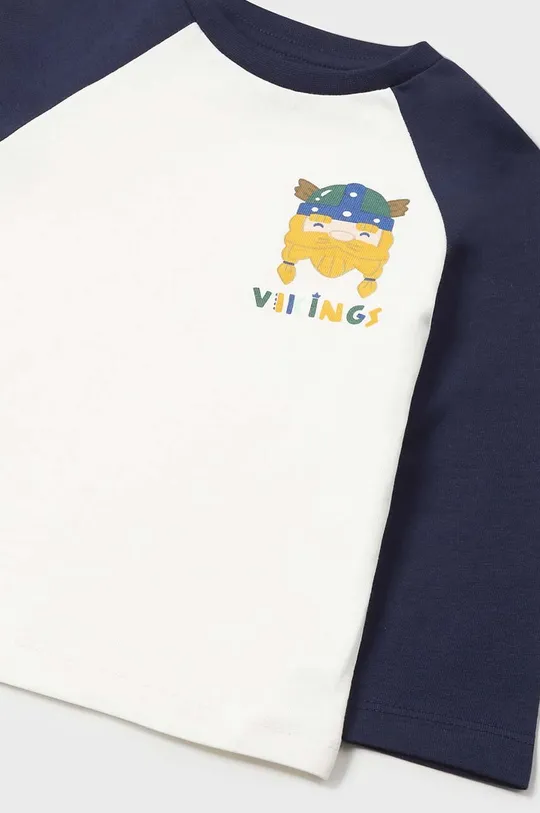 mornarsko plava Pamučna majica dugih rukava za bebe Mayoral
