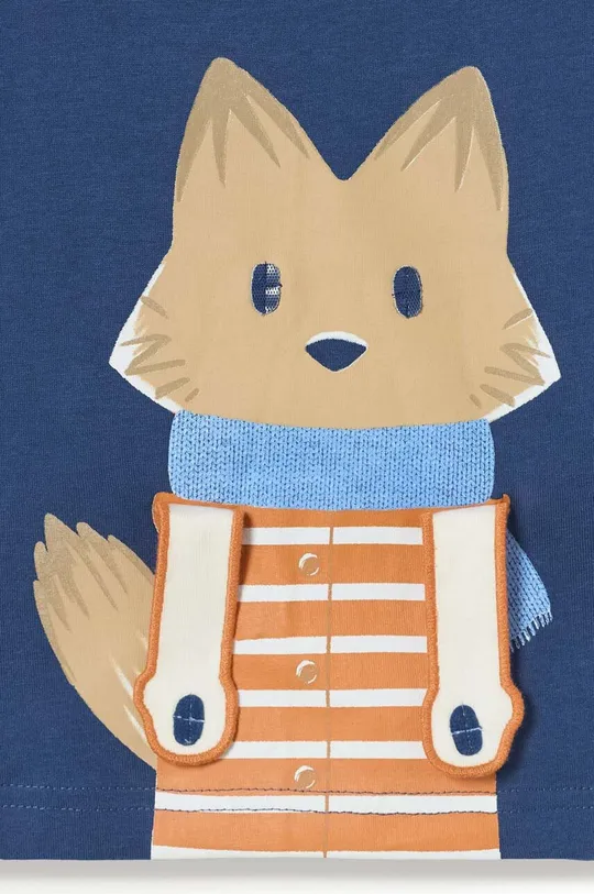 Detské bavlnené tričko s dlhým rukávom Mayoral Chlapčenský