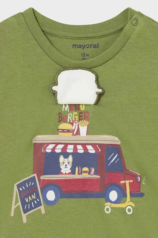 Pamučna majica dugih rukava za bebe Mayoral Za dječake