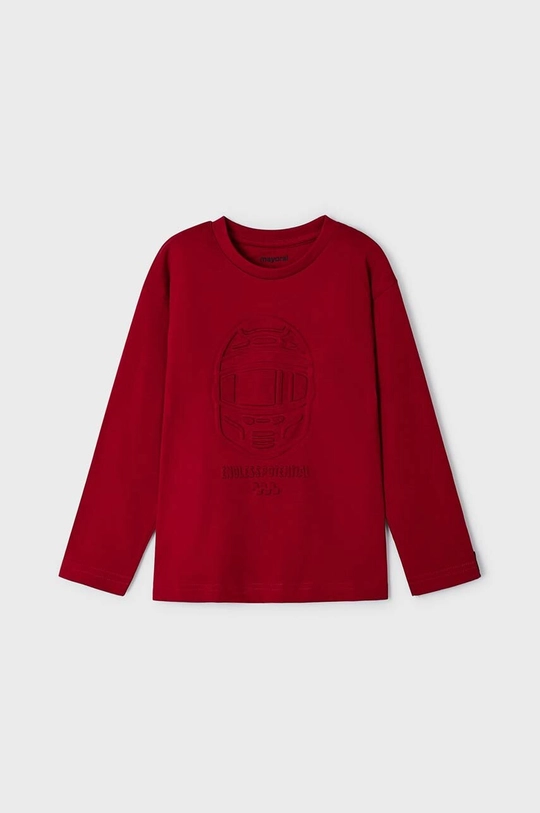 rosso Mayoral longsleeve in cotone bambino/a Ragazzi