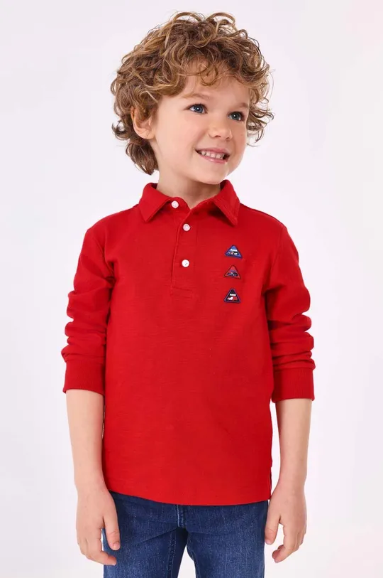 crvena Dječja majica dugih rukava Mayoral Za dječake