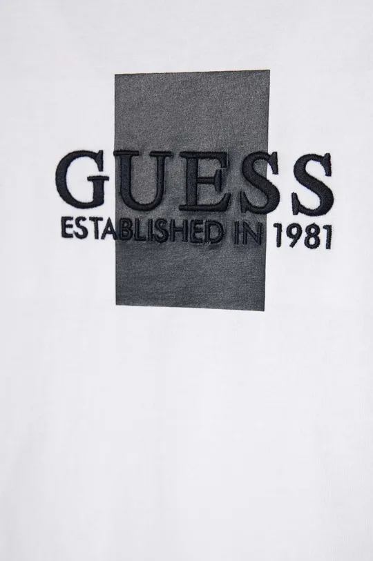 λευκό Παιδικό βαμβακερό μακρυμάνικο Guess