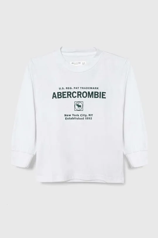 bela Otroška dolga majica Abercrombie & Fitch Fantovski