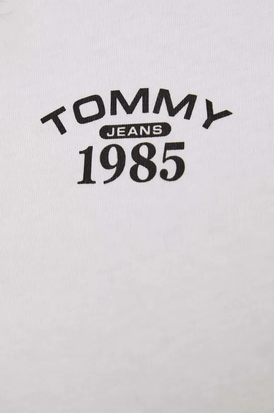 Bombažna majica z dolgimi rokavi Tommy Jeans Ženski