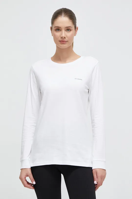 Bavlnené tričko s dlhým rukávom Columbia Základná látka: 100 % Bavlna Elastická manžeta: 96 % Bavlna, 4 % Elastan