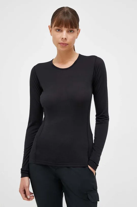 μαύρο Κοντομάνικη μπλούζα adidas TERREX OUTDOOR Γυναικεία