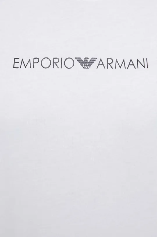 biały Emporio Armani Underwear longsleeve lounge