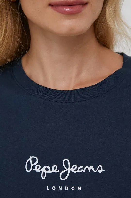 Βαμβακερή μπλούζα με μακριά μανίκια Pepe Jeans Wendys Γυναικεία
